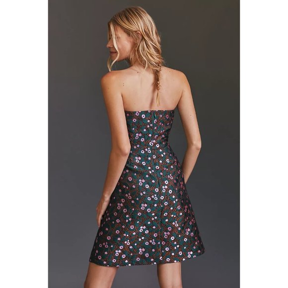 Eva Franco Anthropologie Sweetheart Strapless Mini Party Dress - Picture 3 of 6